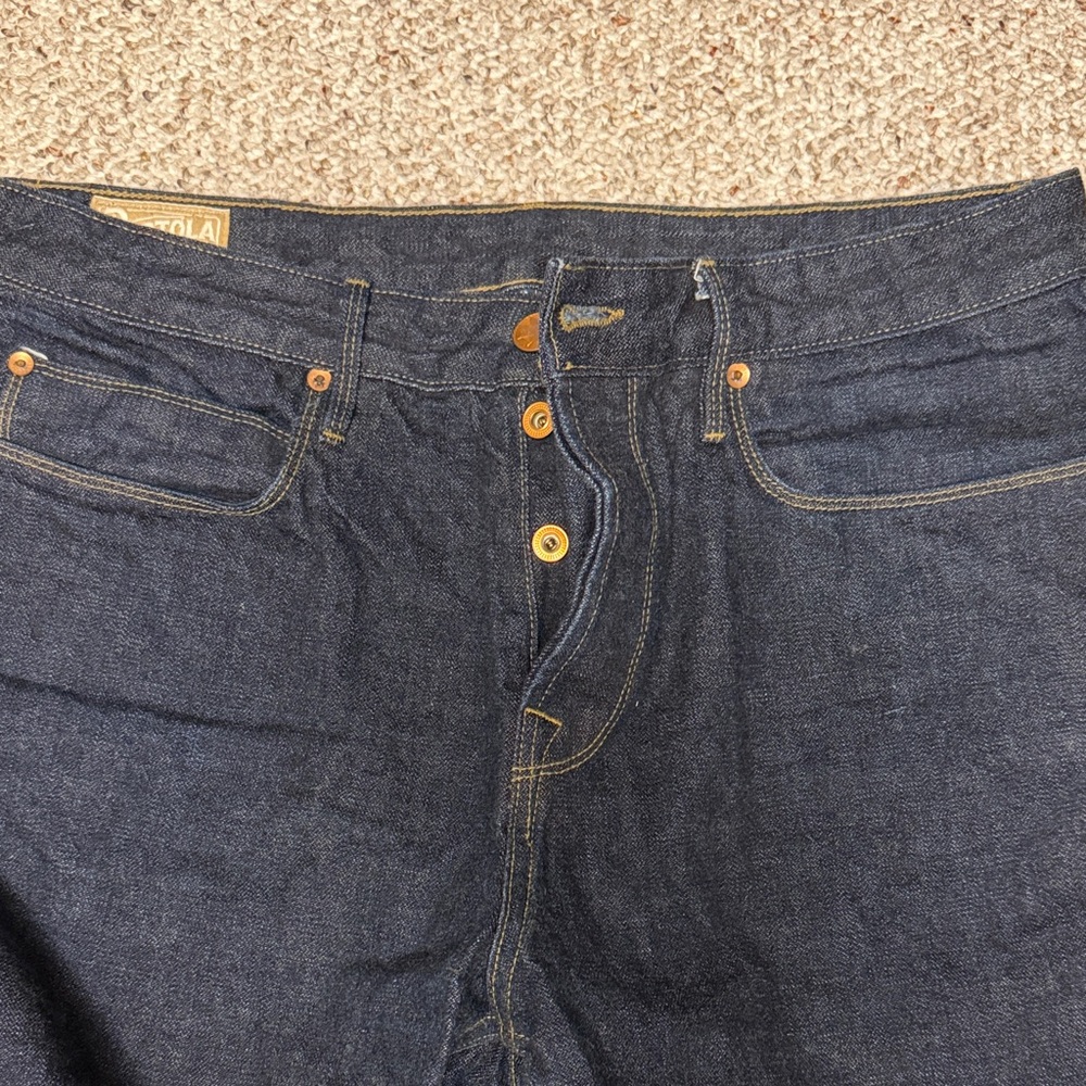 Freenote Relaxed Fit Dark Blue Jeans